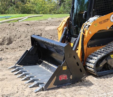 how many skid steer buckets is a yard|construction attachments skid steer bucket.